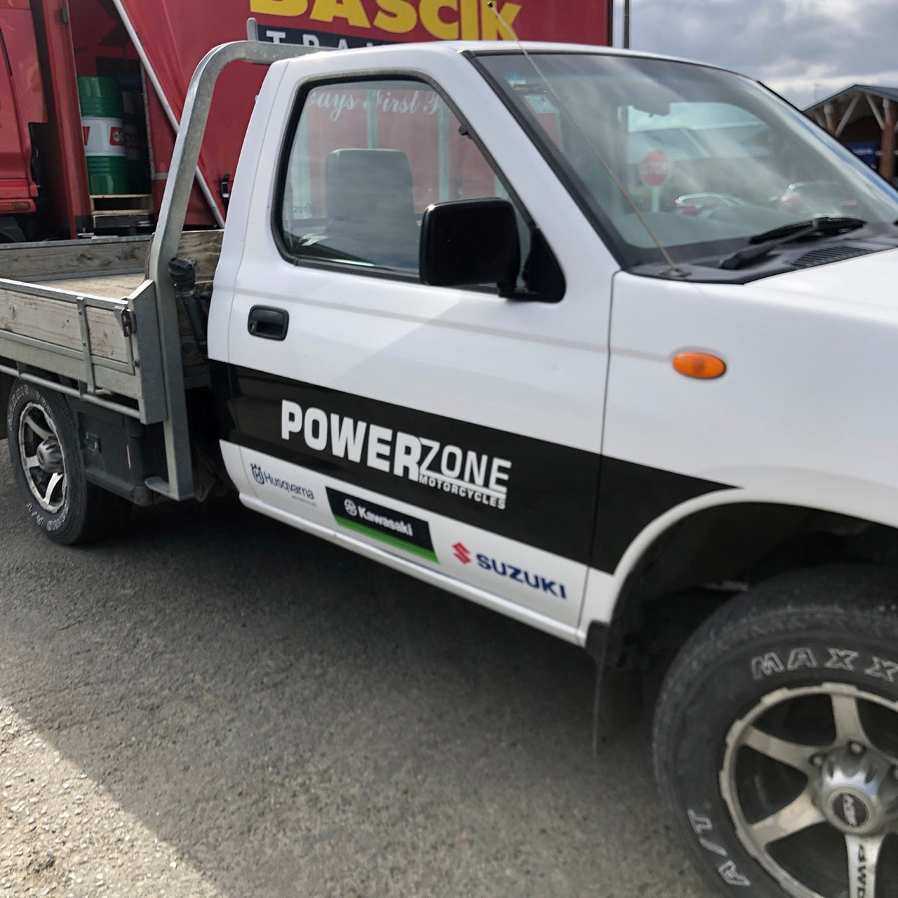 Vehicle sign writing for  Powerzone 