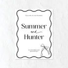 Black and white Wedding welcome sign 