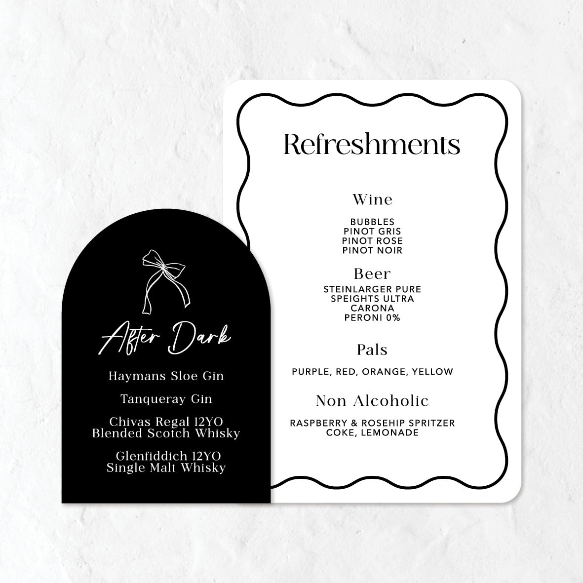 Double Bar sign in black and white