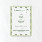 Single Bar Sign in a green colour palette