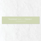 Head Table sign on a light green background