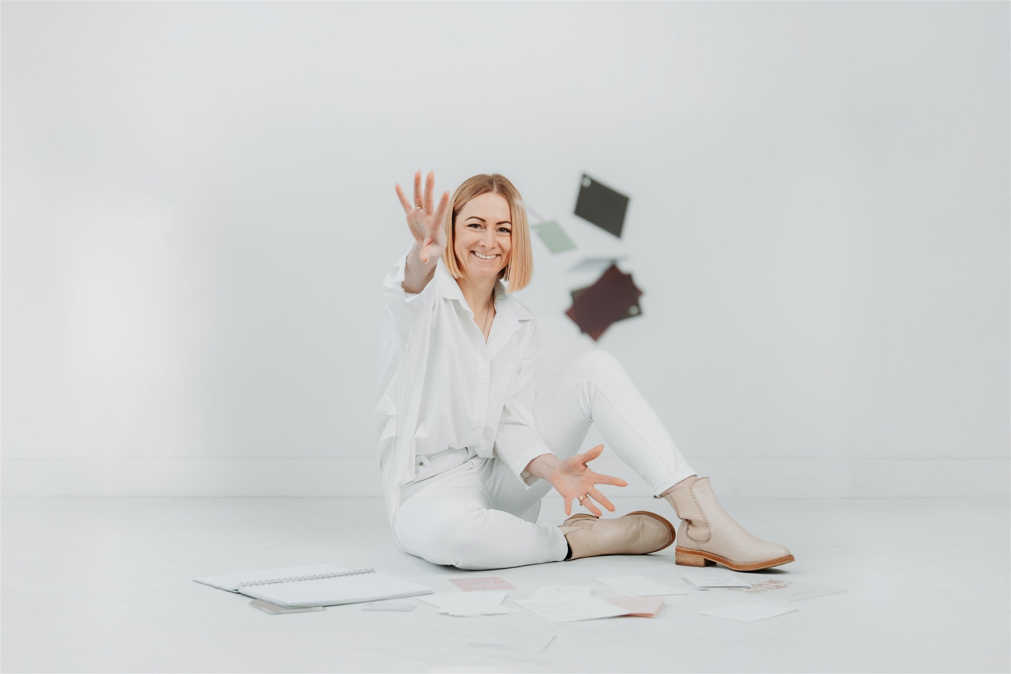 Leanne graphic designer creating magic